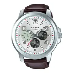 CASIO - Reloj MTP-X300L-7A Caballero Elegante