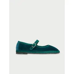 FLABELUS - Baletas Para Mujer Verde Leonor