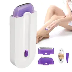 GENERICO - Depiladora Corporal Recargable 2 Cabezales