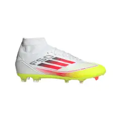 ADIDAS - Guayos F50 League Mid Firm/Multi-Terreno blanco de mujer para futbol