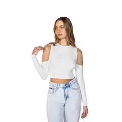 DREAMER - CROP TOP CON MANGA GUANTE PARA MUJER_.
