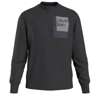 CALVIN KLEIN - Saco Negro Con Logo Superpuesto