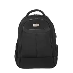 MARIO HERNANDEZ - Morral Curvo Dos Cremalleras Negro Urban