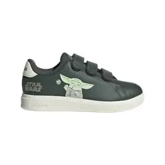 ADIDAS - Tenis Advantage Mandalorian Cf gris de niño lifestyle
