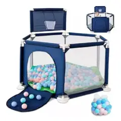 GENERICO - Corral Hexagonal Infantil Play Ground Bebes Juegos