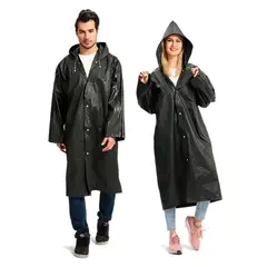 VITTORIA - Kit X6 Carpa Capa Adulto Impermeable Lluvia Eva Botones Surtido
