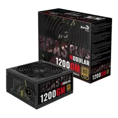 AEROCOOL - Fuente 1200W 80 Plus Gold Semi Modular