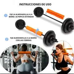 ACTA SPORTS - Almohadilla Barra Protector Para Cuello Barbell Pad Espuma