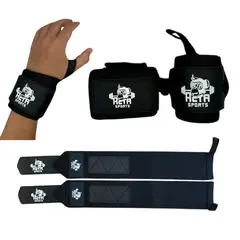 ACTA SPORTS - Muñequeras Para Gym Gimnasio Crossfit Pesas Vendas Muñecas
