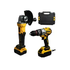 INNOVA - Taladro Con Pulidora Inalambrica 2 Baterias Con Estuche Profesional