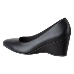 COMFORT PLUS - Zapatos De Tacon Tipo Cuña Karlile Para Mujer Payless Negro