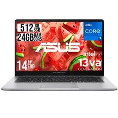 ASUS - PORTATIL EXPERTBOOK INTEL CORE I7-13620H SSD 512GB RAM 24GB LED 14 FHD