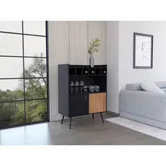 RTA MUEBLES - Bar Bajo Funes Bajo MWL 9645 Wengue+Miel
