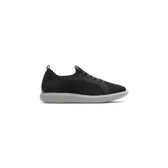 HUSH PUPPIES - Tenis Hombre Niles Knit Lace-Up Negro