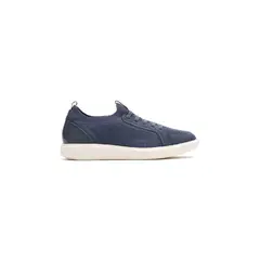 HUSH PUPPIES - Tenis Hombre Niles Knit Lace-Up Azul
