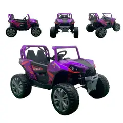 BRITOCHET - Carro Montable Infantil Eléctrico Recar. REF 6688 Morado