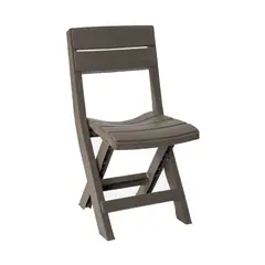 RIMAX - Silla Plegable Plástica Barú Color Mocca