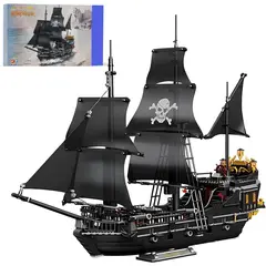 GENERICO - Barcos piratas 1424 piezas de bloques de construcción