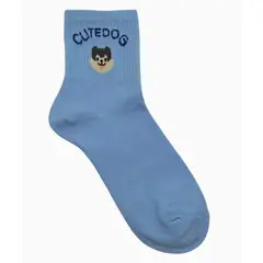GENERICO - MEDIAS CANILLERAS ANIMADAS DE PERROS MULTICOLOR PACK 5