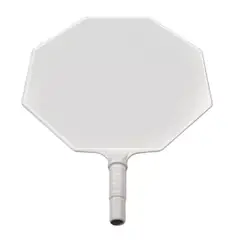 NACIONAL - SEÑALIZACIÓN PALETA BLANCA MEDIDAS 30x30