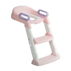 EBABY - Escalera Para Baño Inodoro Entrenador Niños Rosa