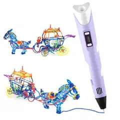 AGUGU STORE - Lápiz 3d Pen Impresión 6 Filamentos Libro De Dibujo