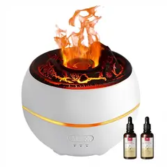 GENERICO - Difusor De Aromas Volcan Efecto Lava Fuego Con Esencias