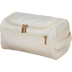 GEF - Neceser Organizador Viaje Cuero Cosmetiquera Impermeable