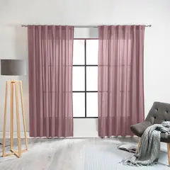 VIANNEY - Cortinas Viasoft Lila LARGA