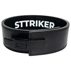 VITTORIA - Cinturon Cuero Pesas Gym Powerlifting Hebilla Palanca Negr S