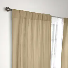 VIANNEY - Cortinas Viasoft Washed Kaki CORTA