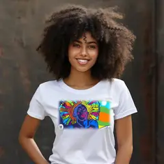 ISMI - Camiseta Carnaval De Barranquilla Manga Corta Negrita Puloy