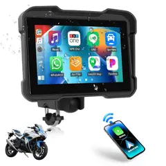 GENERICO - CarPlay y Android Auto inalambrico 5 pulgadas para Moto