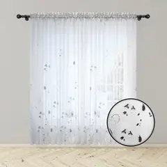 ADVANCE - Cortina Flower en Velo Muselina 3 mts x 2.10 mts Entero