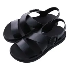 GENERAL - Sandalias Correa Cruzada Plano Super Comodo Para Mujer