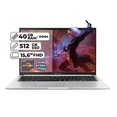 ASUS - PORTÁTIL M1502YA-NJ107 AMD RYZEN 7 7730U 40GB RAM 512GB SSD PANTALLA 15.6” FHD