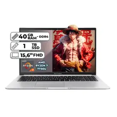 ASUS - PORTÁTIL M1502YA-NJ107 AMD RYZEN 7 7730U 40GB RAM 1TB SSD PANTALLA 15.6” FHD