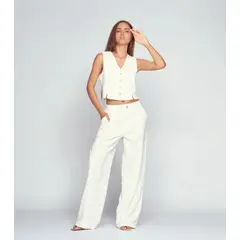 DEREK - Pantalon Para Mujer Wide Leg
