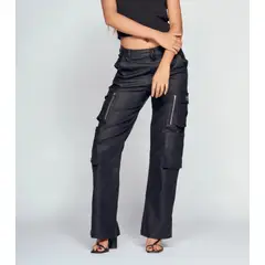 DEREK - Jean Para Mujer Cargo