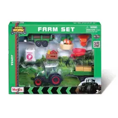 MAISTO - Set De Granja Y Maquinas De Trabajo Diecast Original