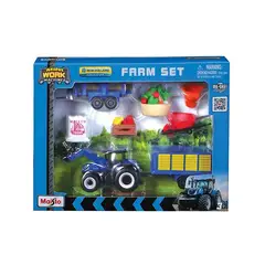MAISTO - Set De Granja Y Maquinas De Trabajo Diecast Original