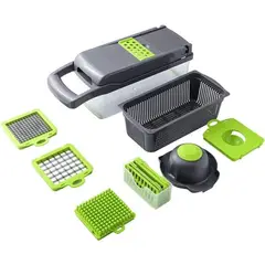 GENERICO - Mandolina Cocina Profesional Cortador Vegetales 14 Piezas