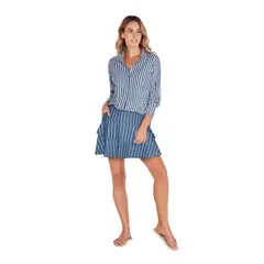 FIORY - CAMISA AZUL MULTIFORMAS 3210