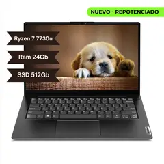 Lenovo - RYZEN 7 7730U - Ram 24GB DDR5 - 512Gb SSD - WIN 11 Home 14" - RJ45