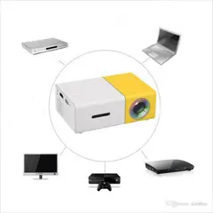 SKY - Mini proyector LED portátil Yg-300 Full HD 600 lúmenes USB Hdm