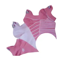 GENERICO - Medias tobilleras paquete x 4 pares de Hello Kitty mujer