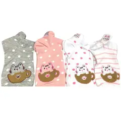 GENERICO - Medias tobilleras paquete x 4 pares de gata gato mujer