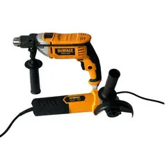 GENERICO - COMBO TALADRO Y PULIDORA ELECTRICO TRABAJO PESADO