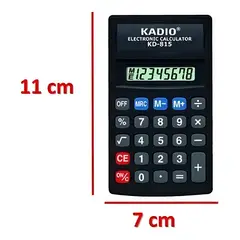 KADIO - Calculadora Kd-815 Portatil + Bateria