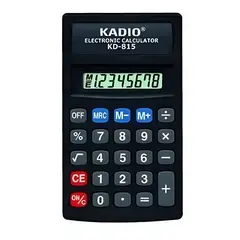 KADIO - Calculadora Kd-815 Portatil + Bateria